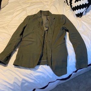 John Varvatos green linen sport coat